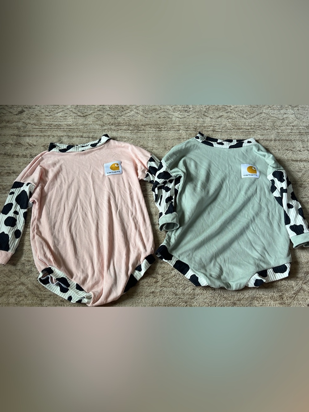 Handmade Carhartt romper bundle